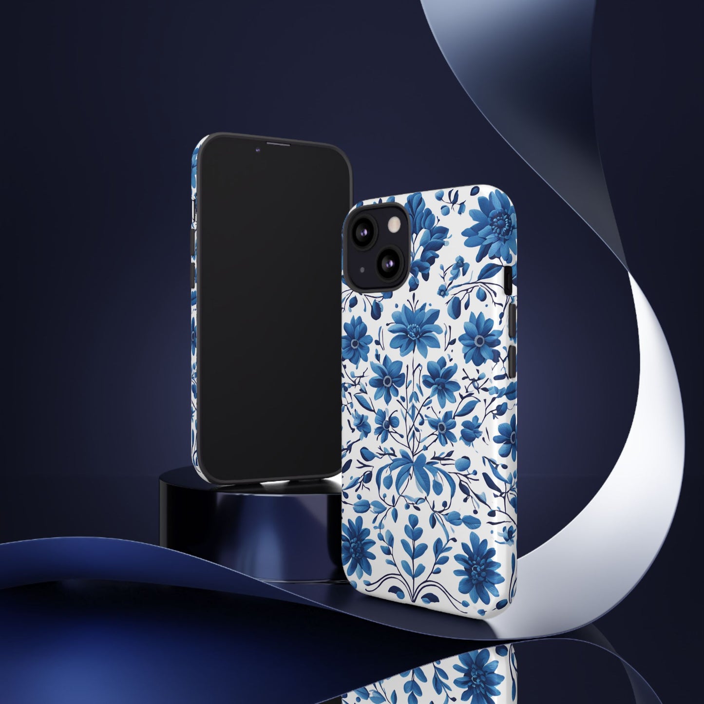 Blue Floral Petrakivka Tough Cases