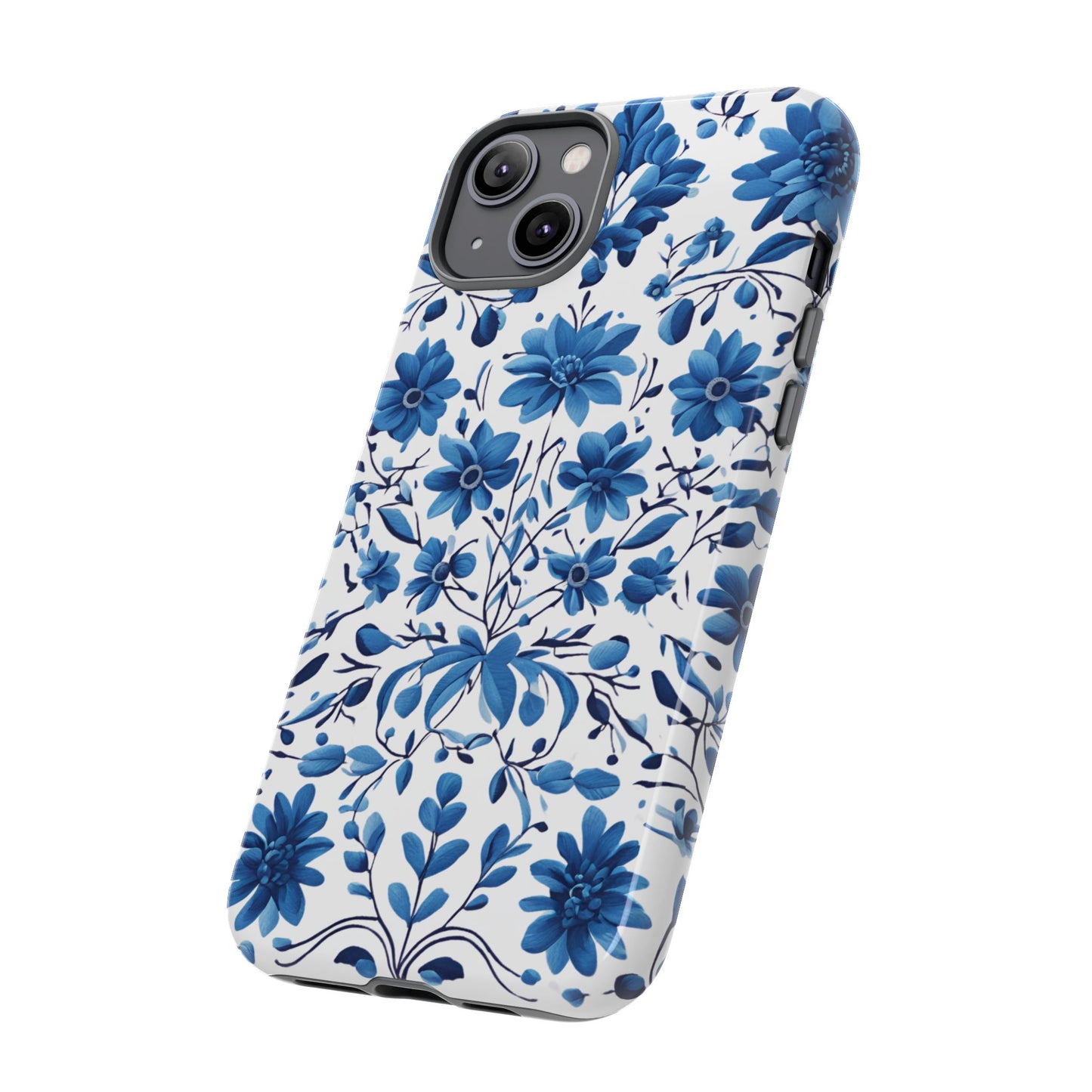 Blue Floral Petrakivka Tough Cases