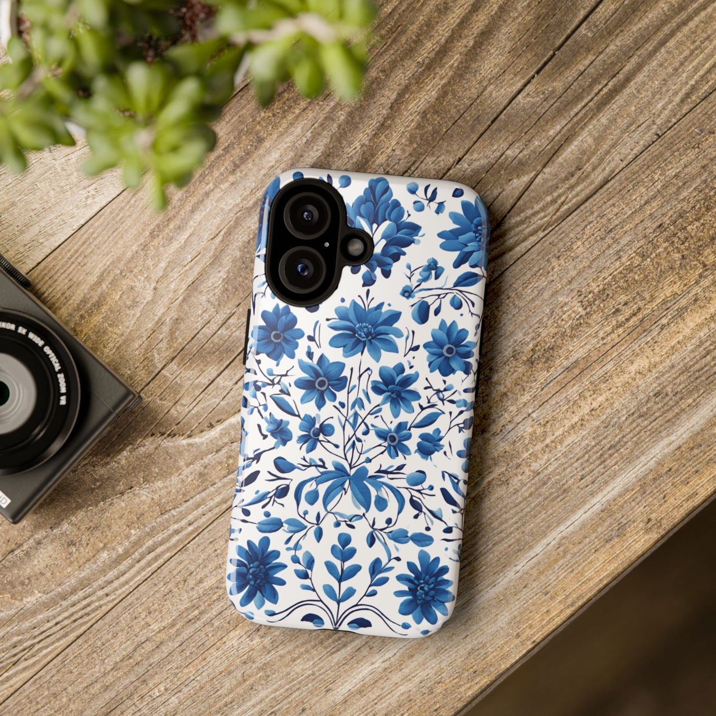 Blue Floral Petrakivka Tough Cases