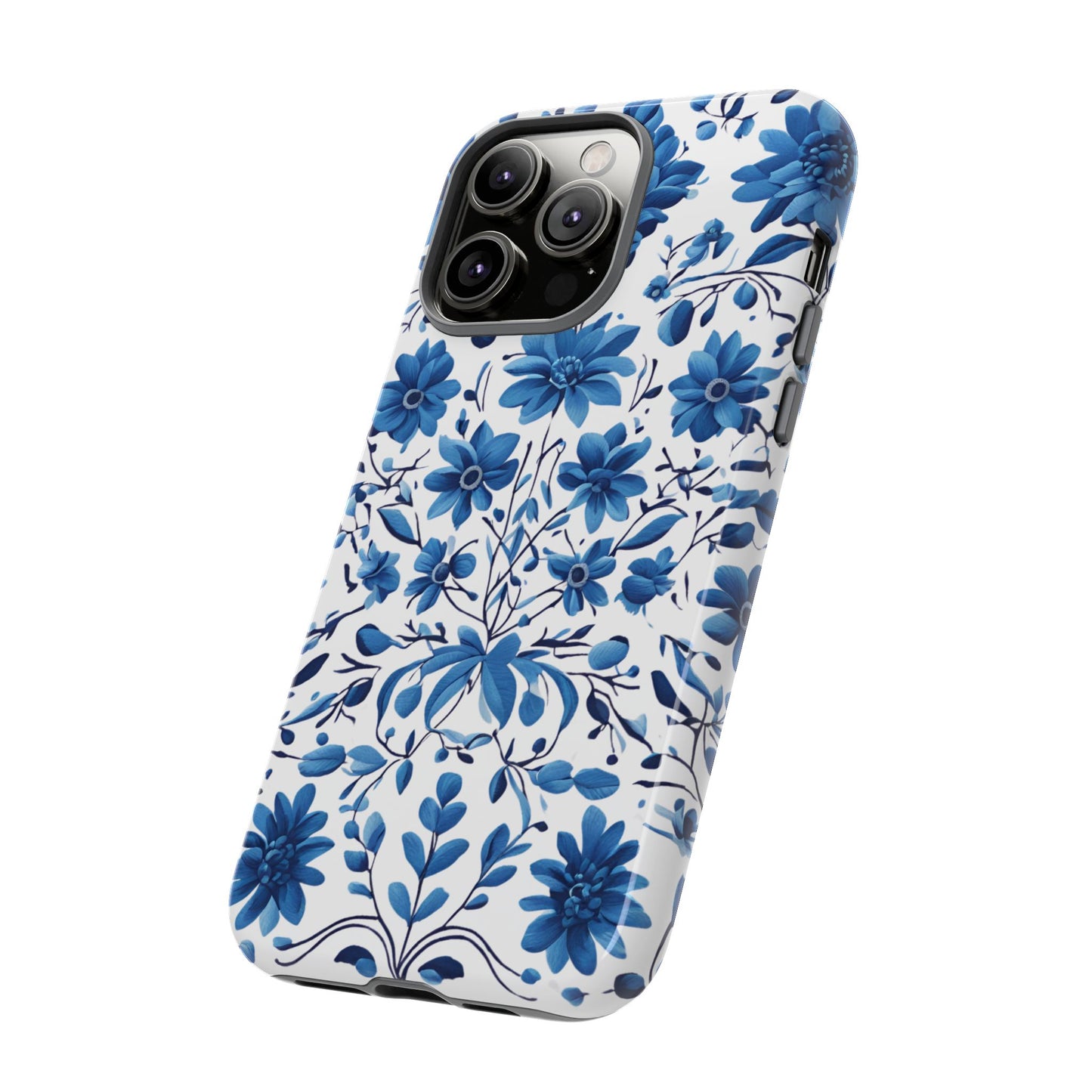 Blue Floral Petrakivka Tough Cases