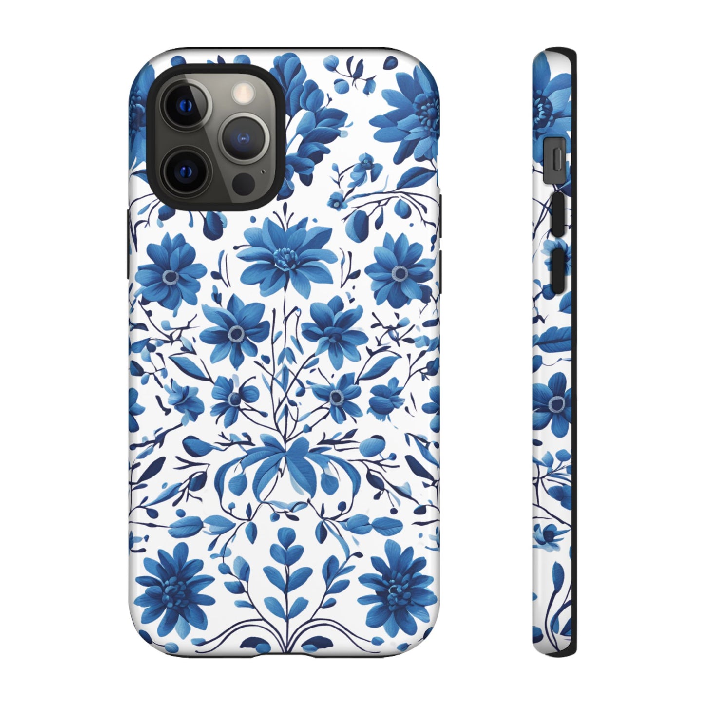 Blue Floral Petrakivka Tough Cases