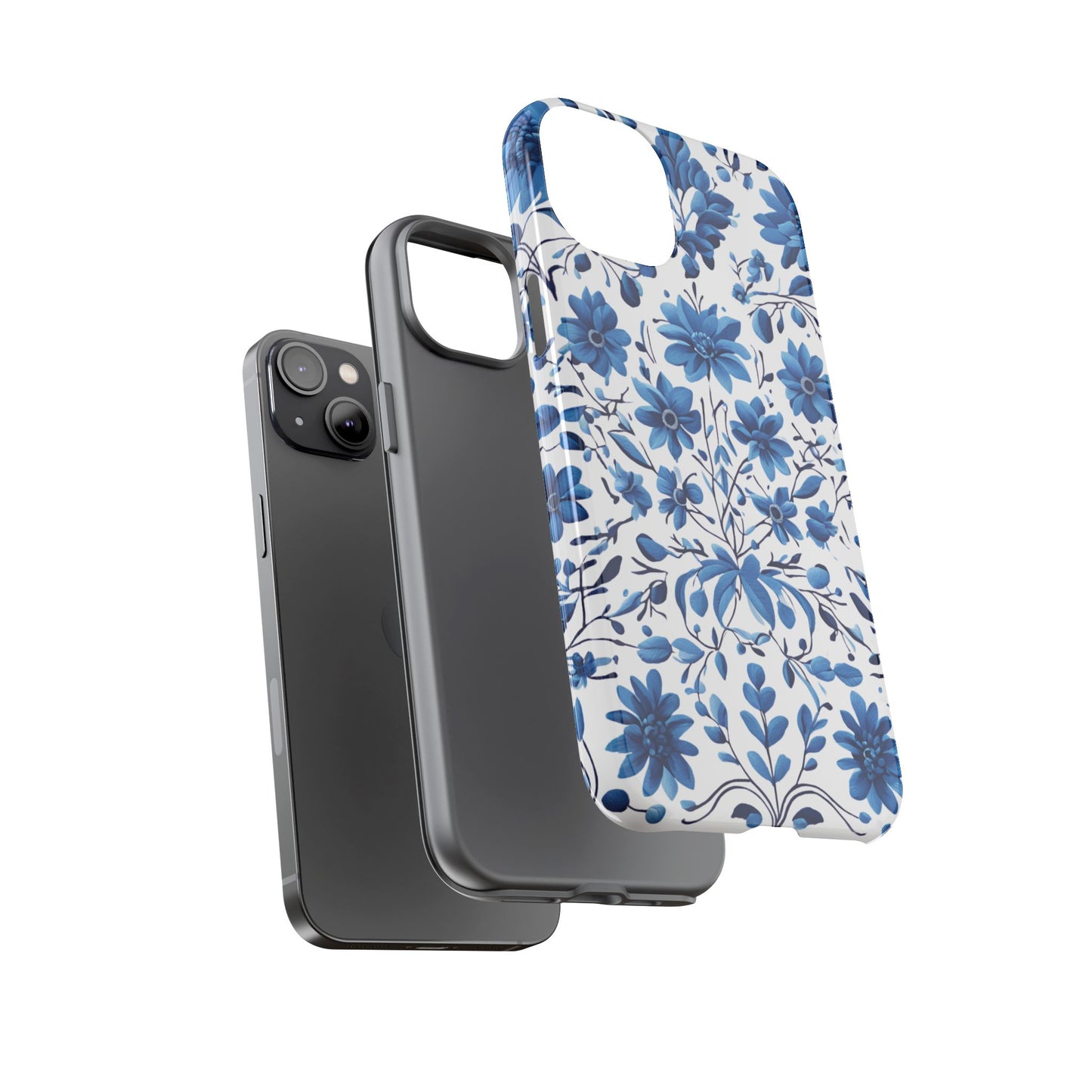 Blue Floral Petrakivka Tough Cases