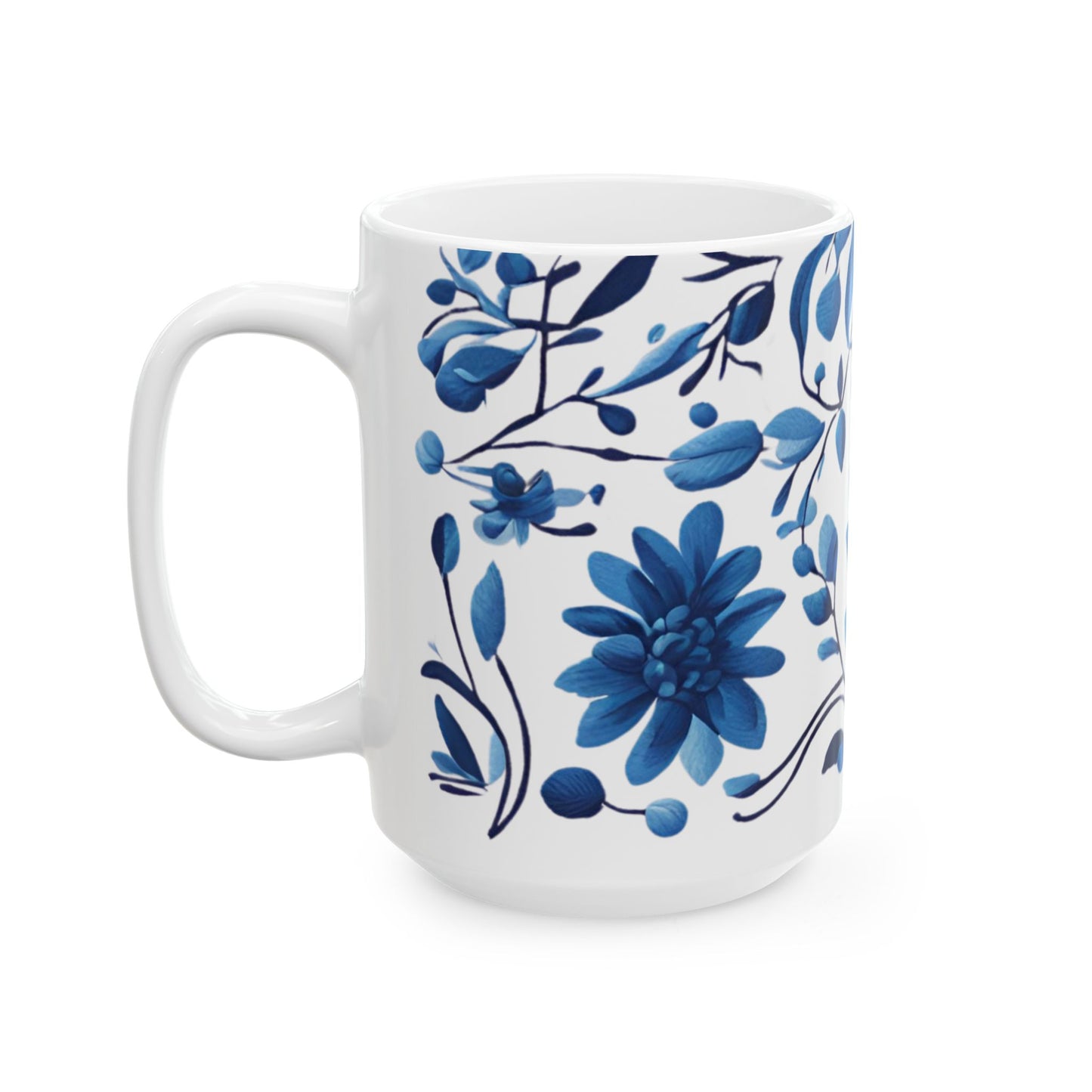 Floral Petrakivka Mug (11oz, 15oz)