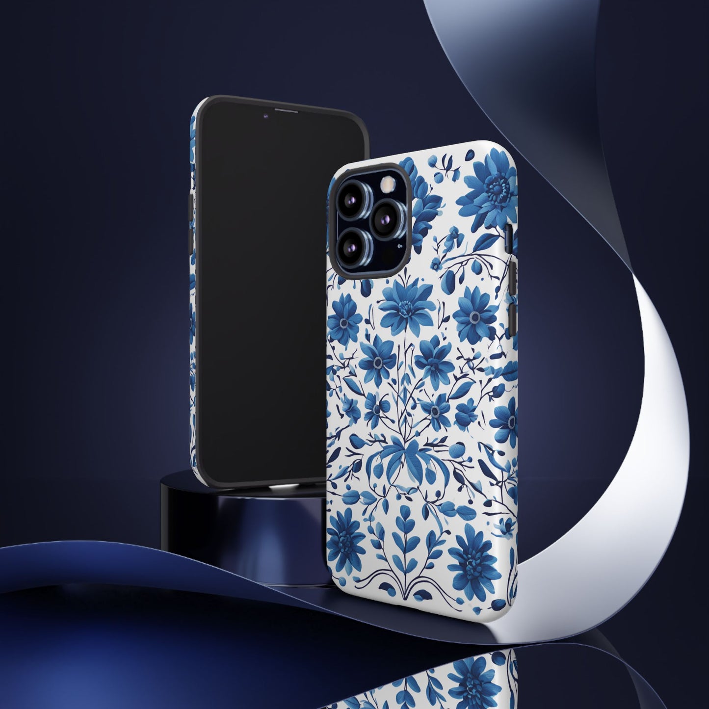 Blue Floral Petrakivka Tough Cases