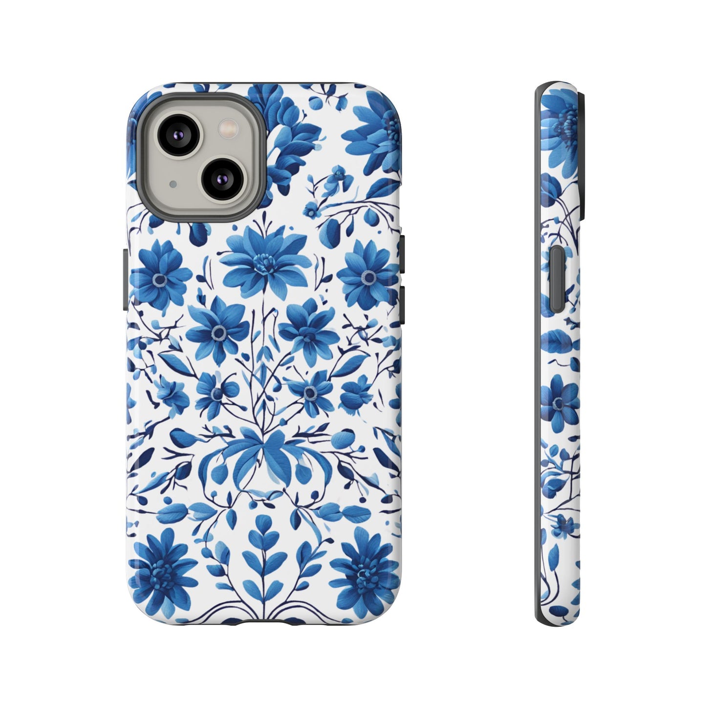 Blue Floral Petrakivka Tough Cases