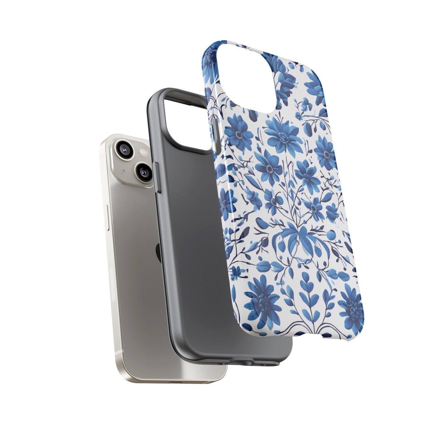 Blue Floral Petrakivka Tough Cases