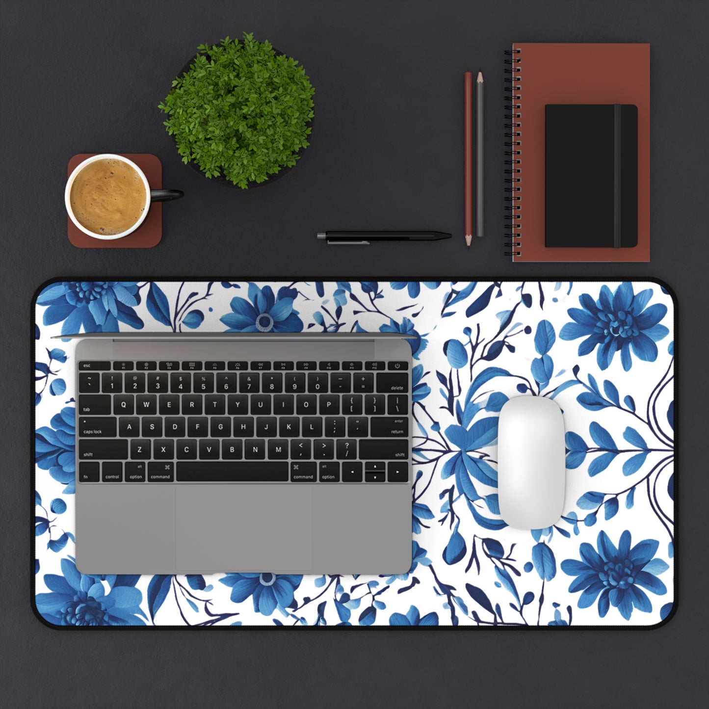 Floral Petrakivka Desk Mat