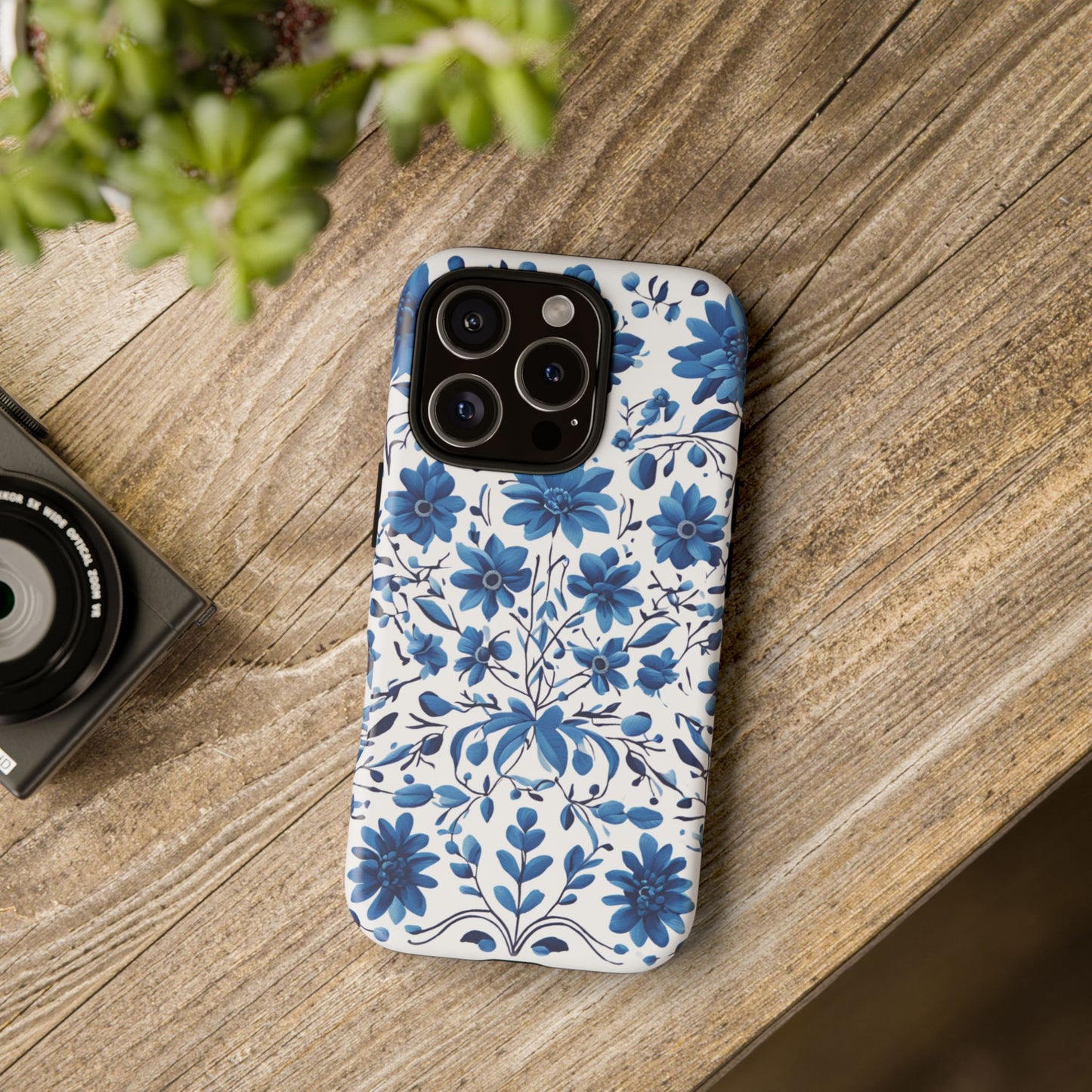 Blue Floral Petrakivka Tough Cases