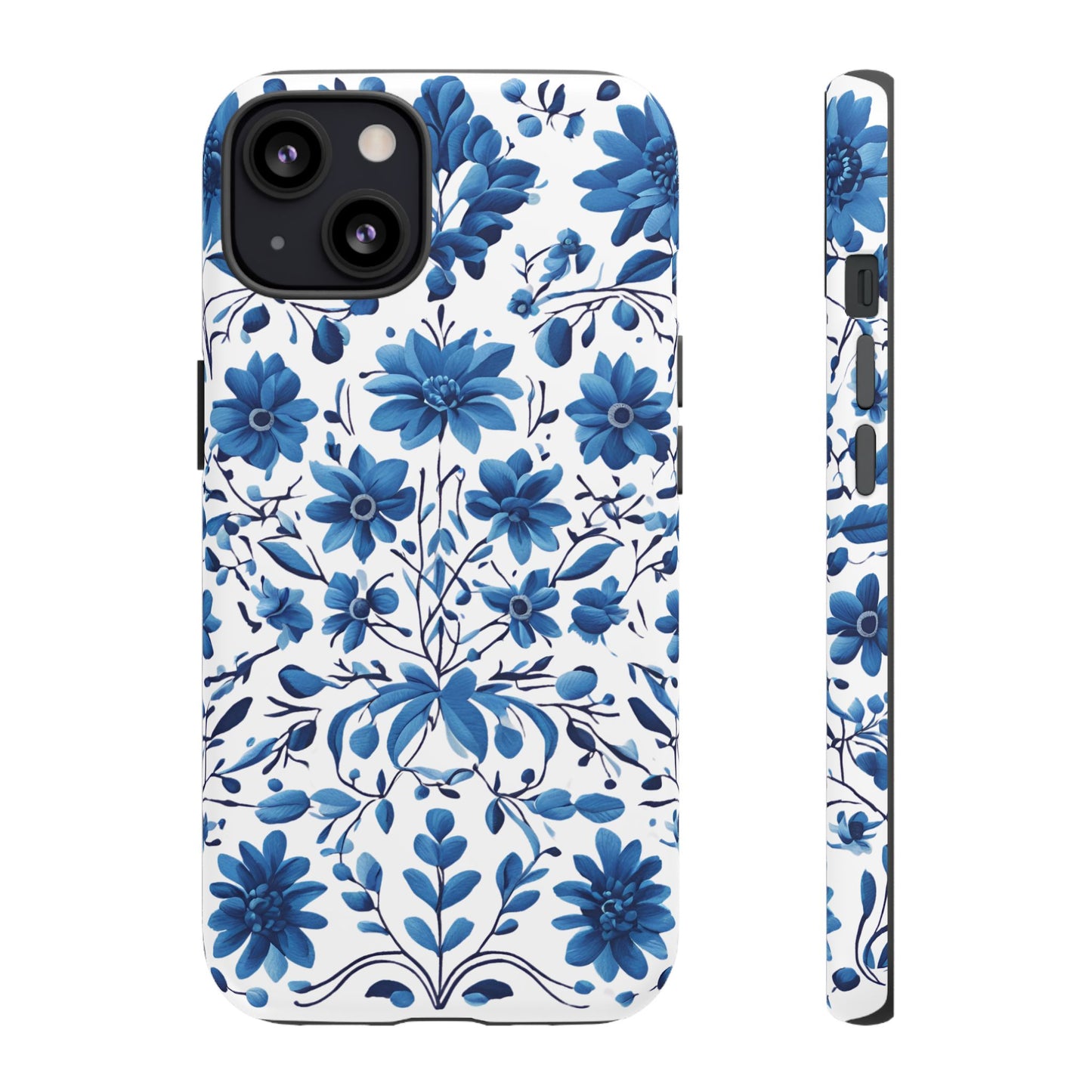 Blue Floral Petrakivka Tough Cases