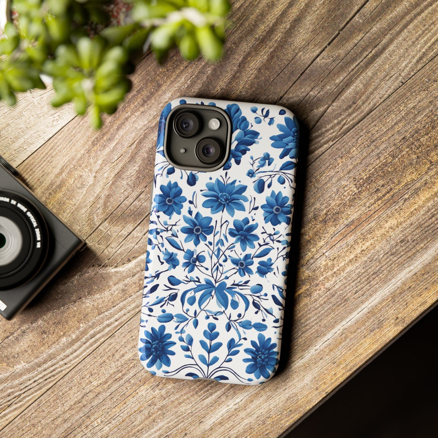 Blue Floral Petrakivka Tough Cases