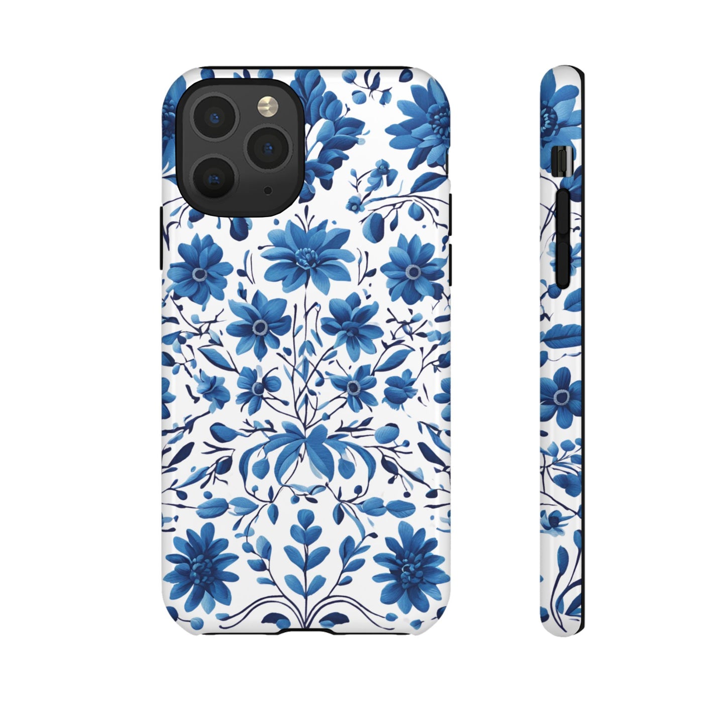 Blue Floral Petrakivka Tough Cases