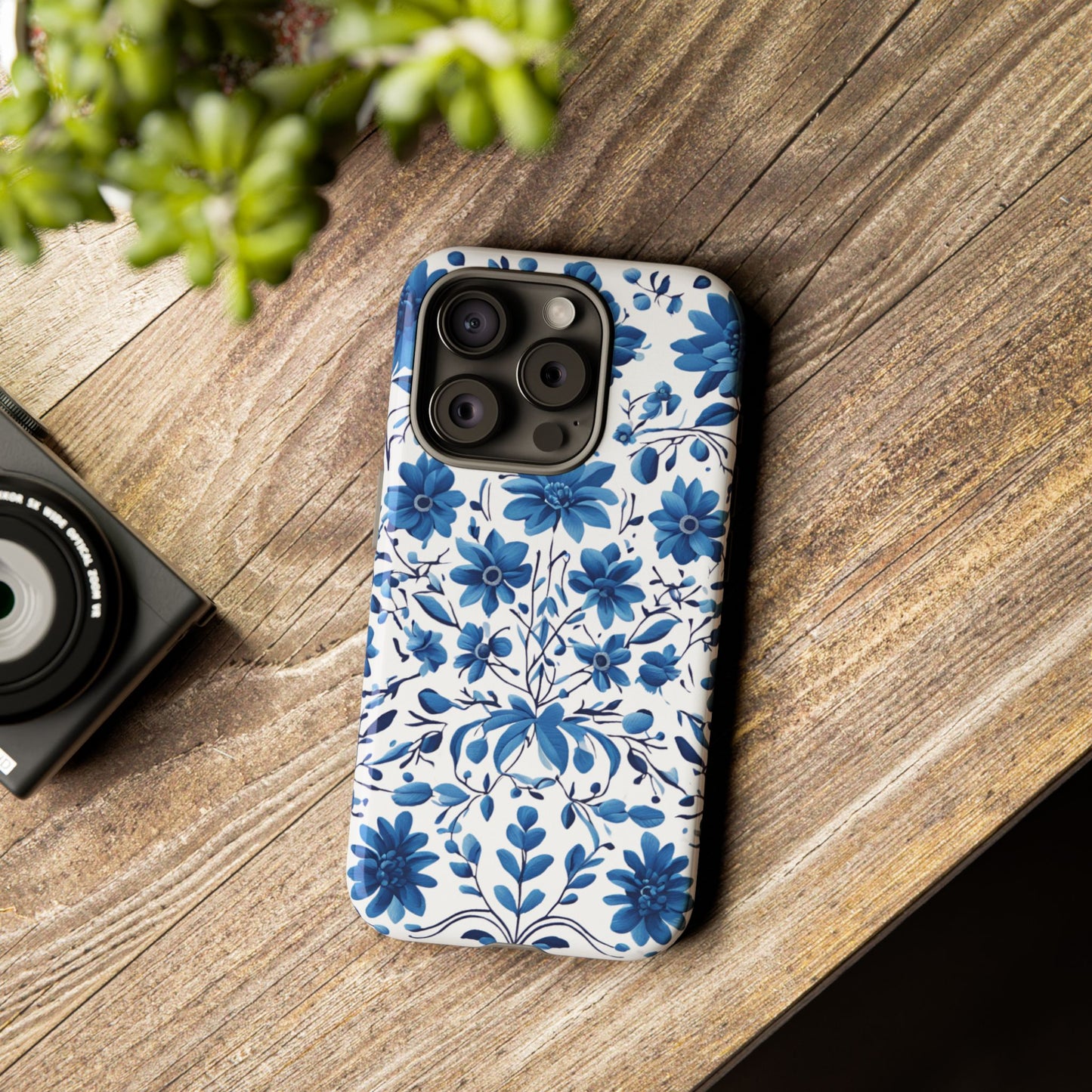 Blue Floral Petrakivka Tough Cases