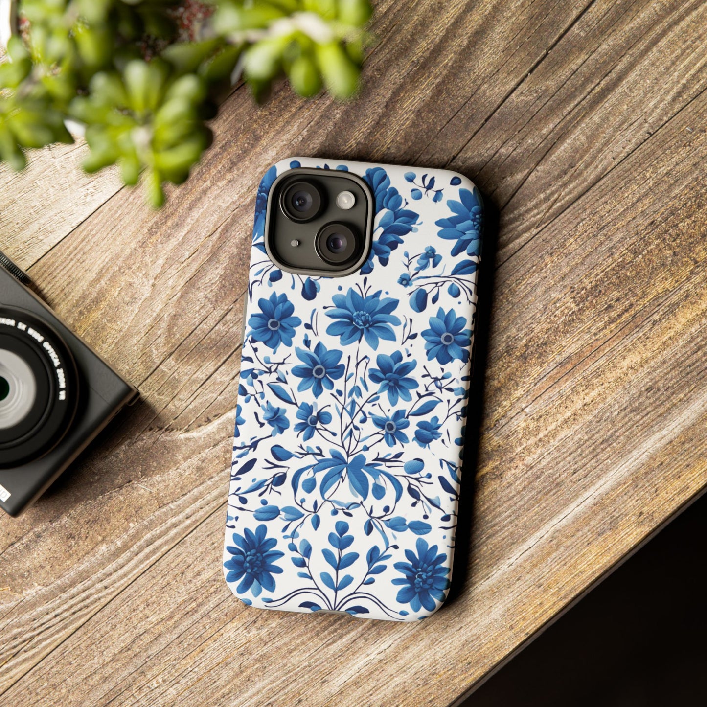 Blue Floral Petrakivka Tough Cases