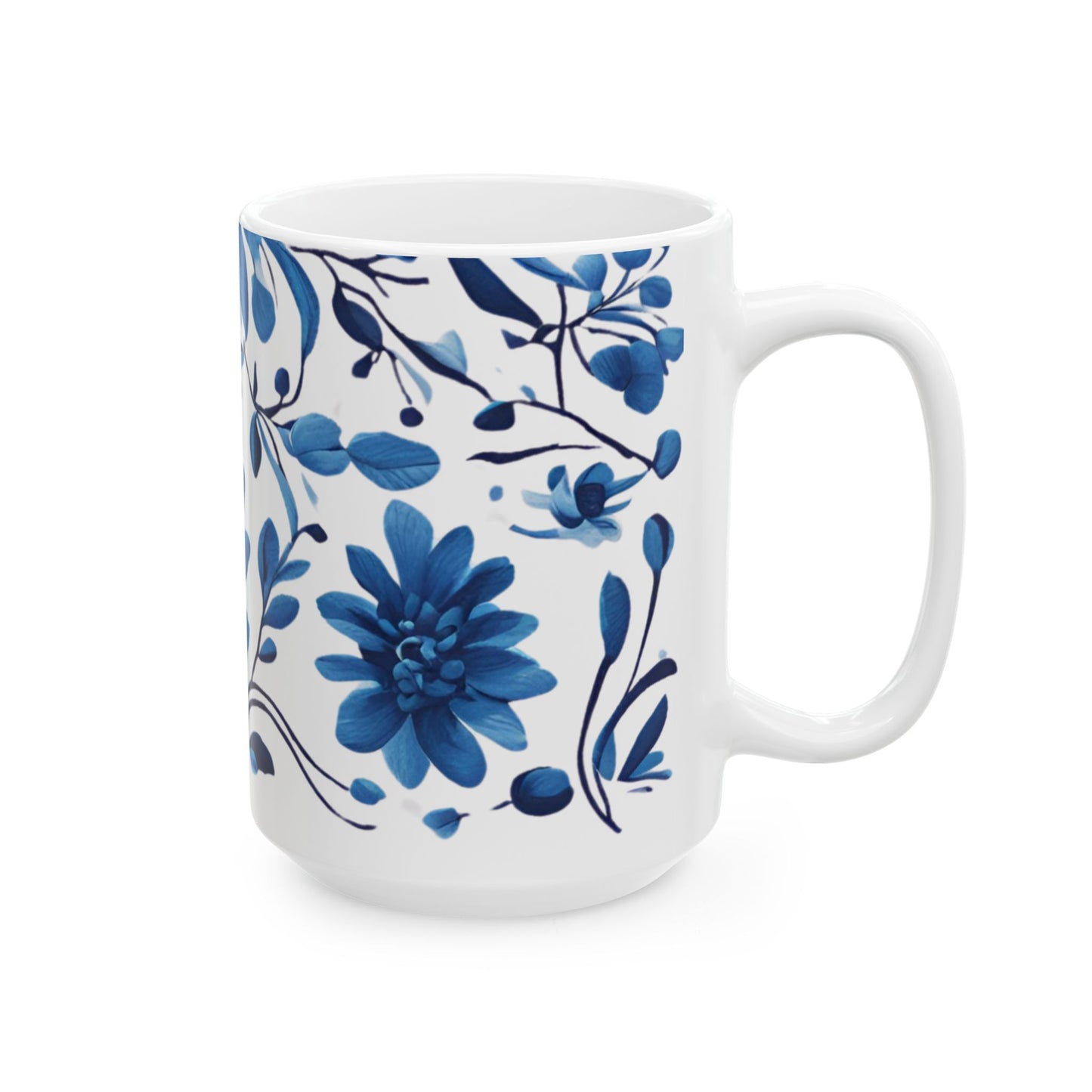 Floral Petrakivka Mug (11oz, 15oz)