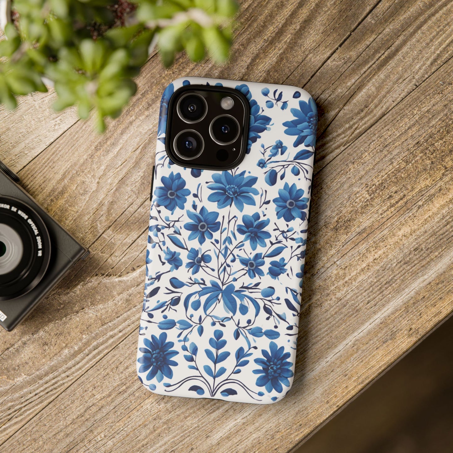 Blue Floral Petrakivka Tough Cases