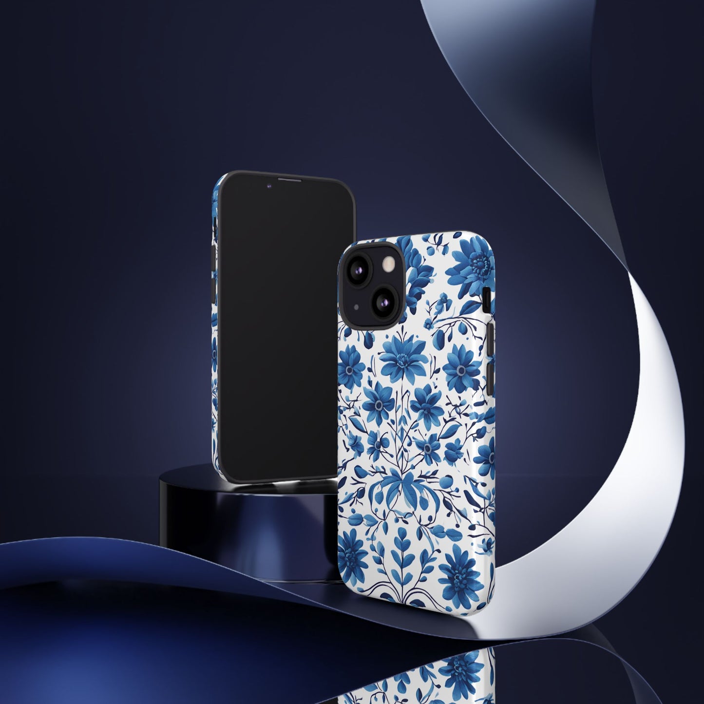 Blue Floral Petrakivka Tough Cases