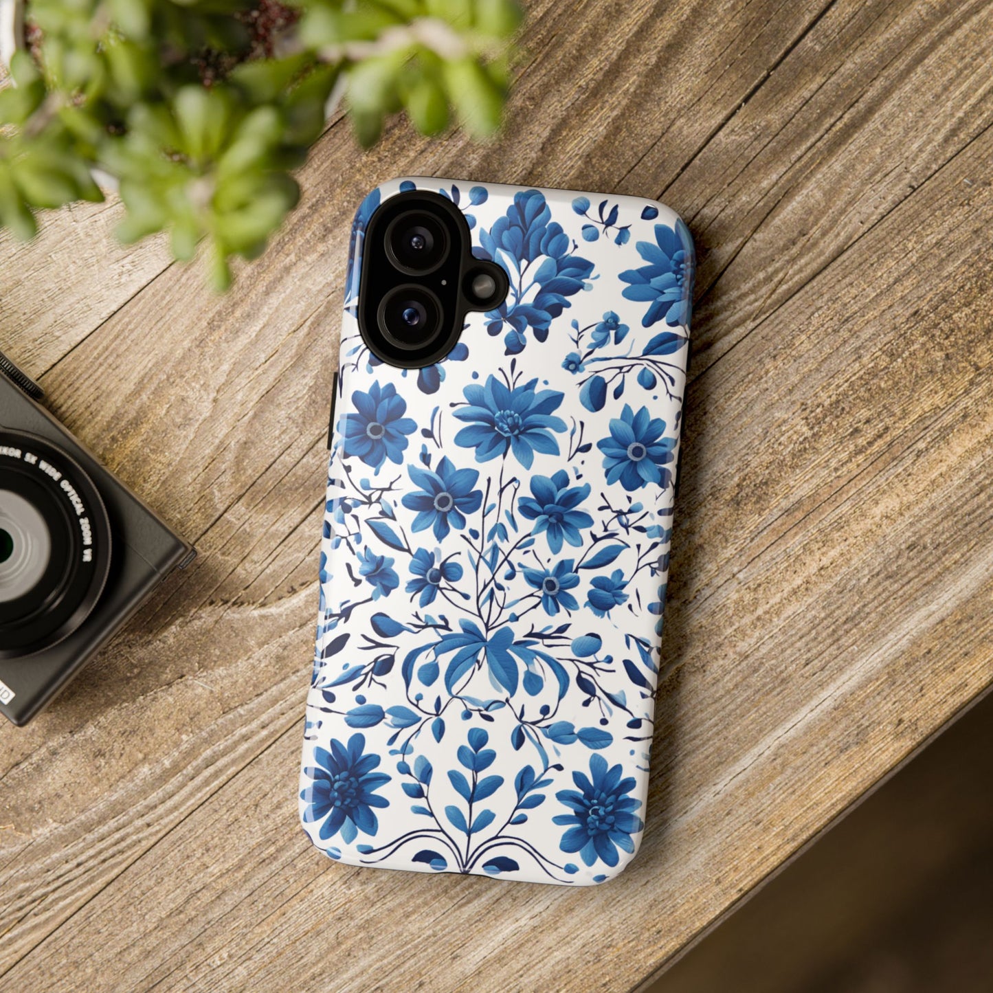 Blue Floral Petrakivka Tough Cases