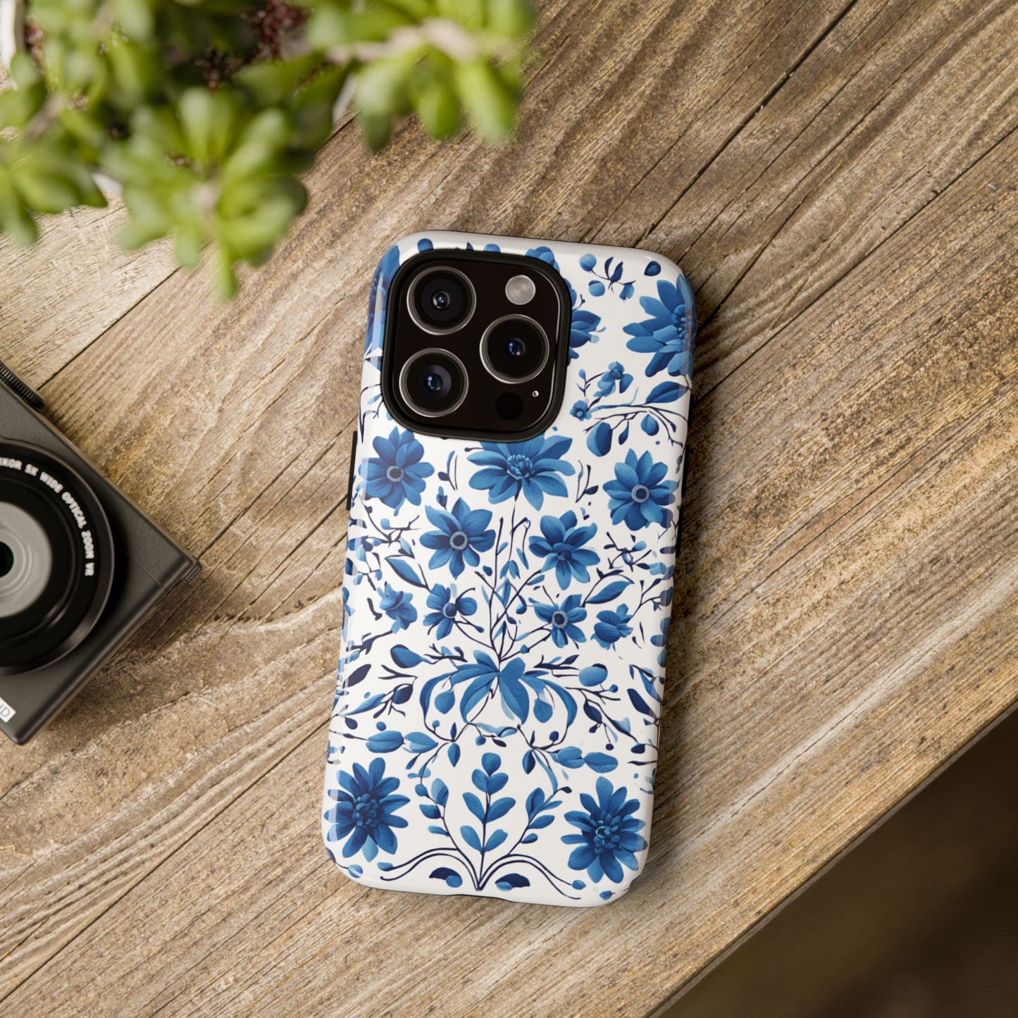 Blue Floral Petrakivka Tough Cases