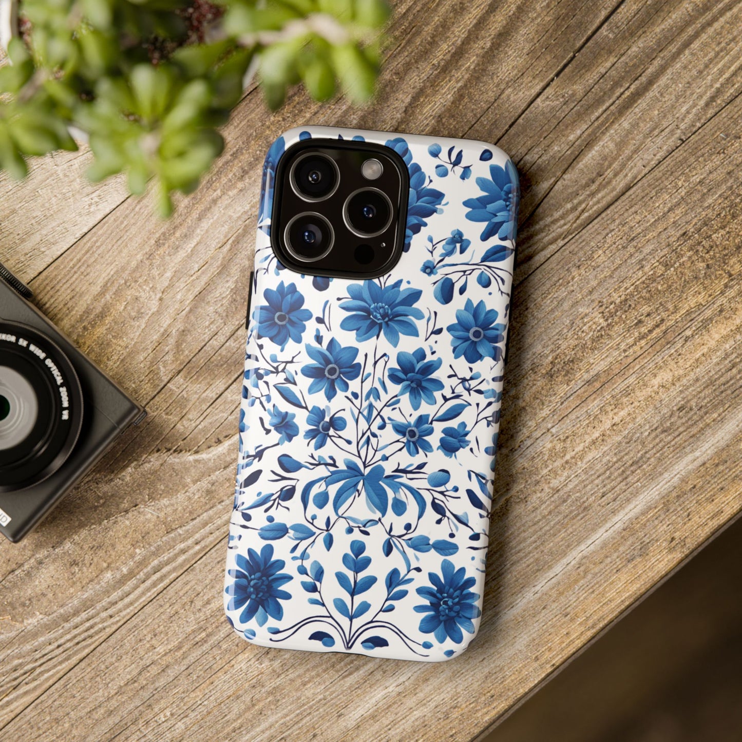 Blue Floral Petrakivka Tough Cases