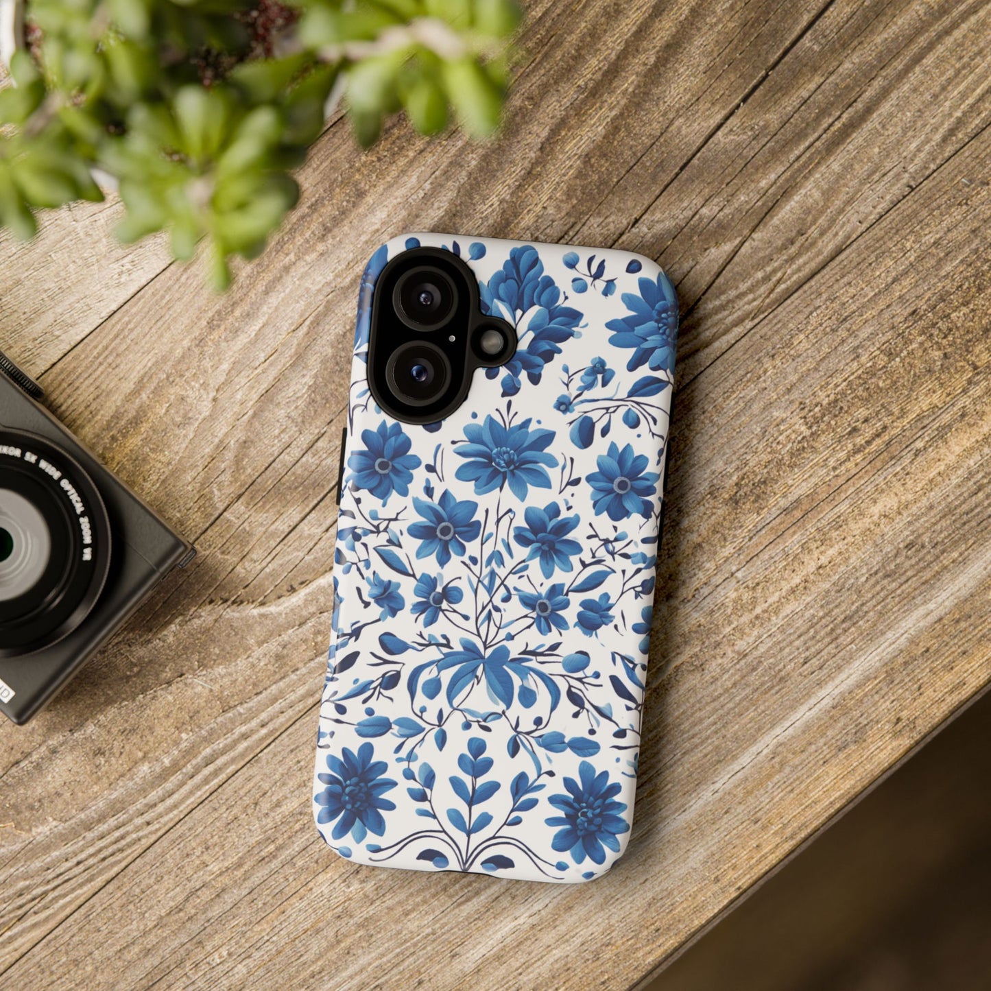 Blue Floral Petrakivka Tough Cases