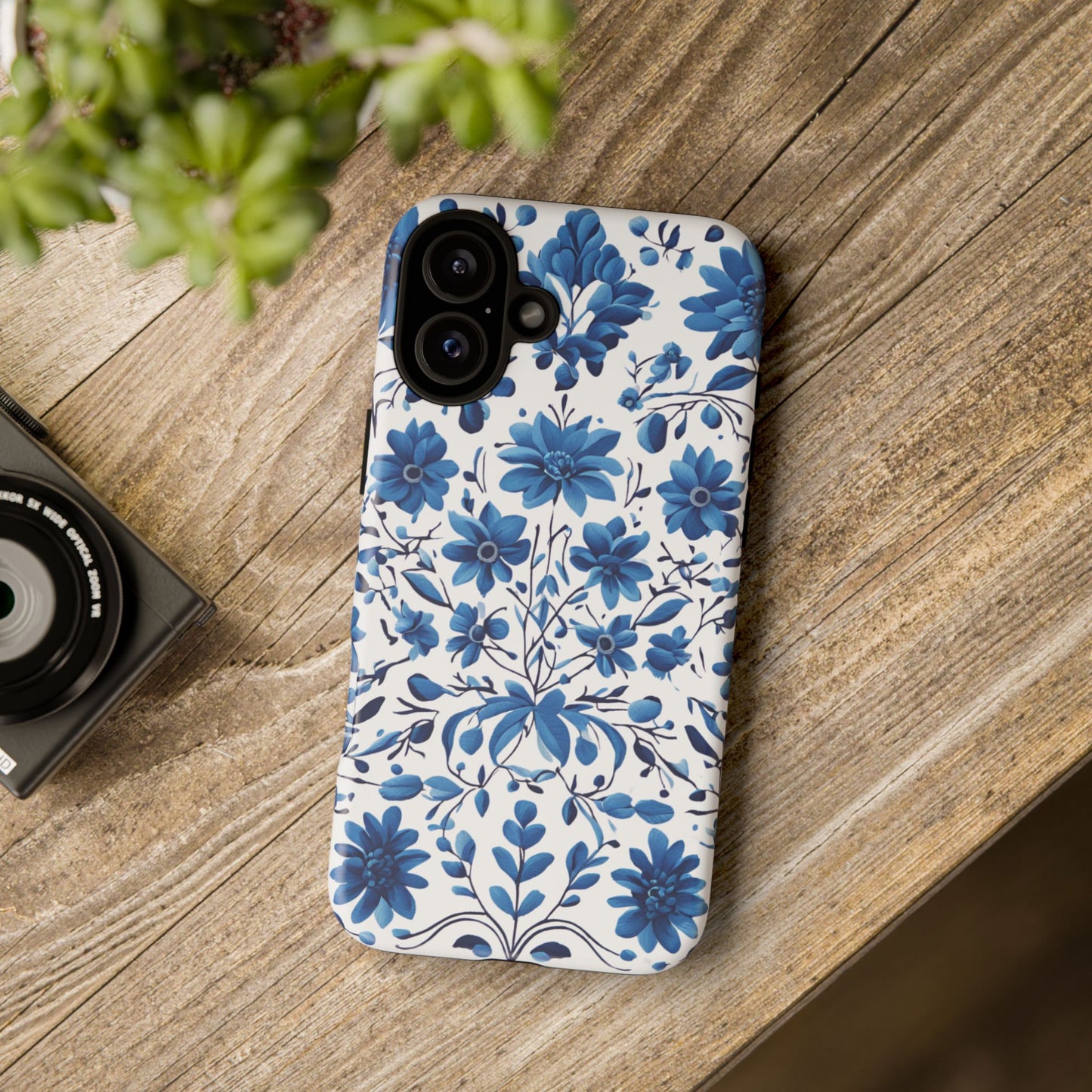 Blue Floral Petrakivka Tough Cases