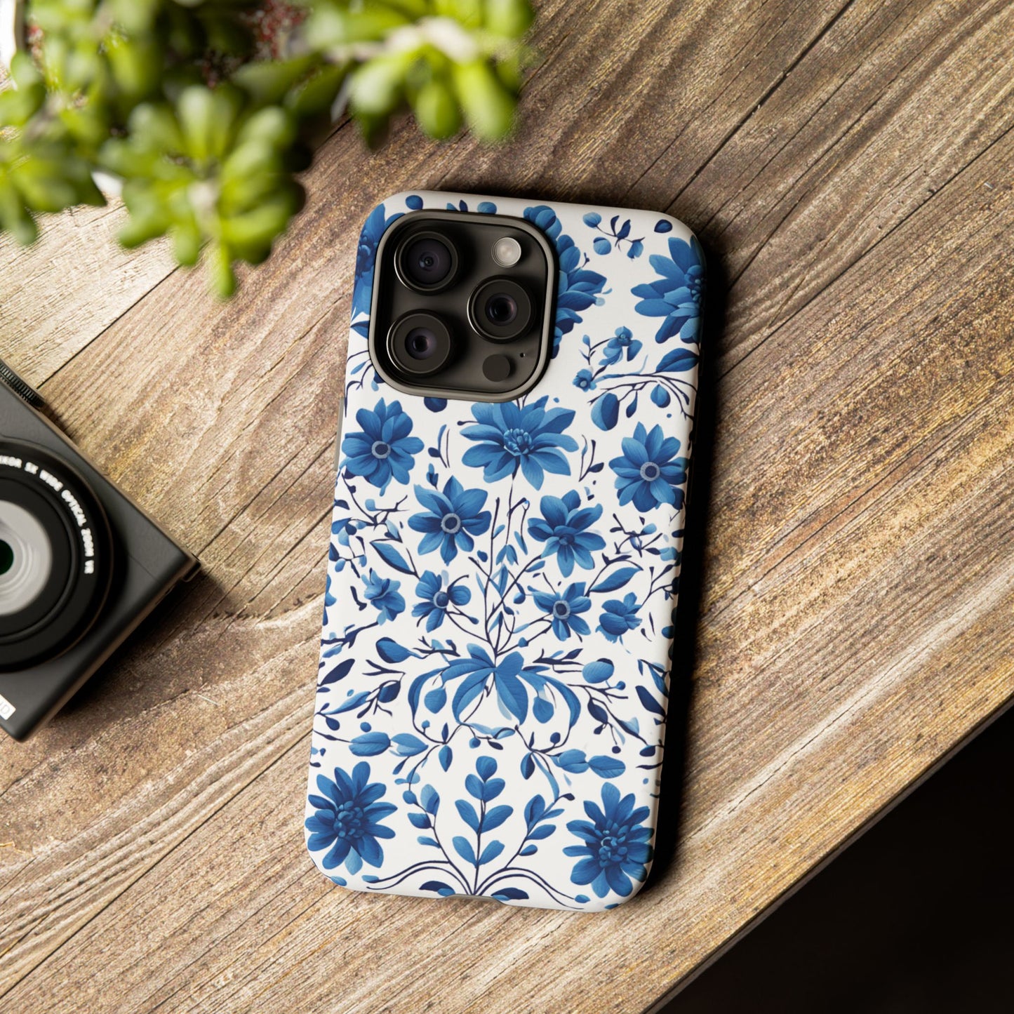 Blue Floral Petrakivka Tough Cases