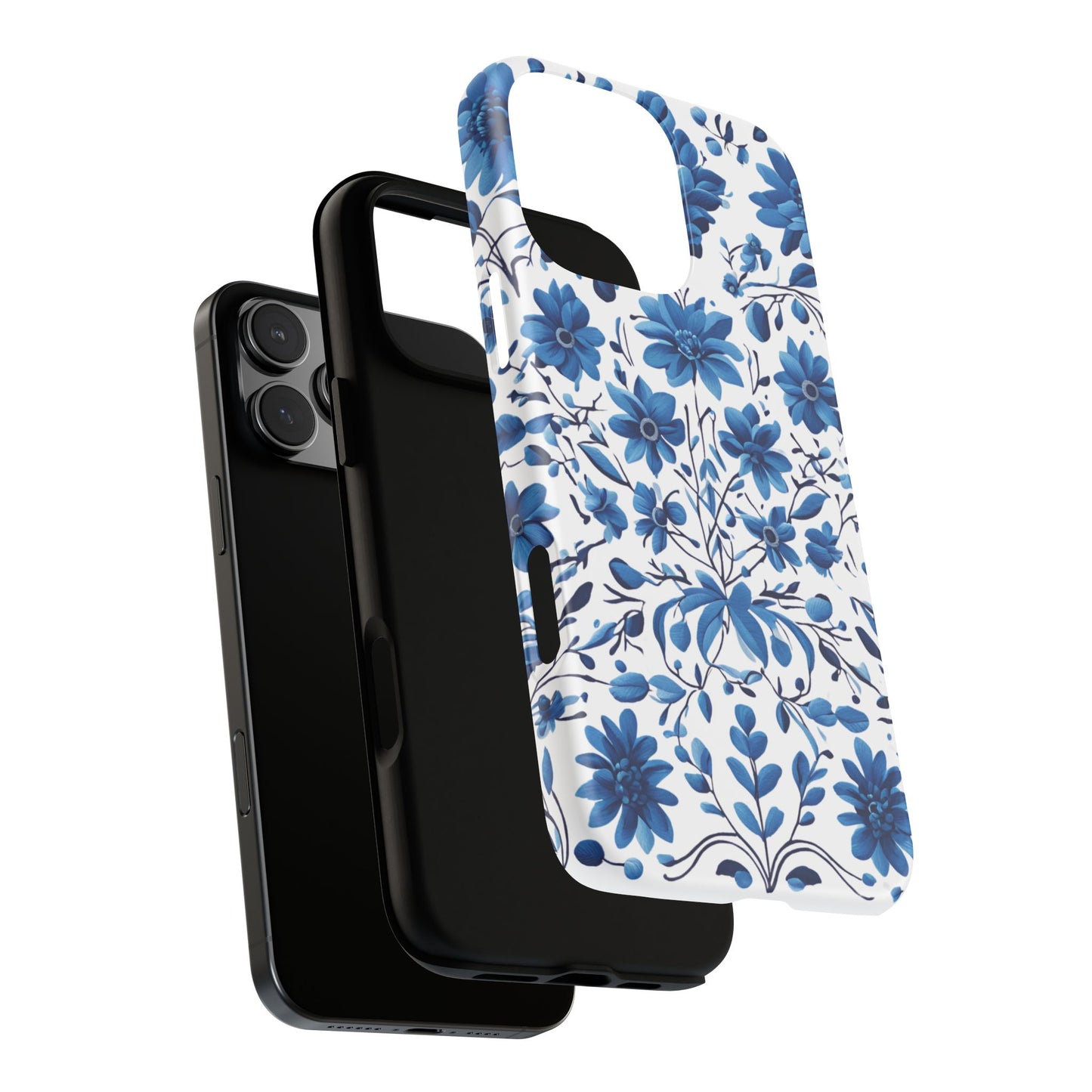 Blue Floral Petrakivka Tough Cases