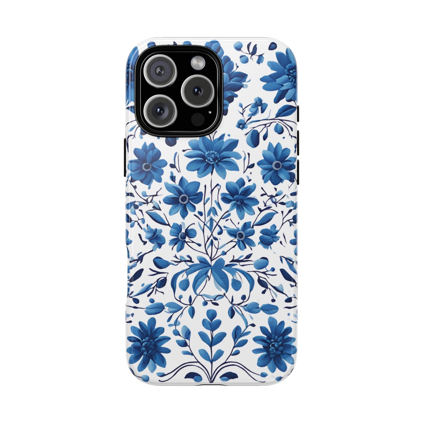 Blue Floral Petrakivka Tough Cases