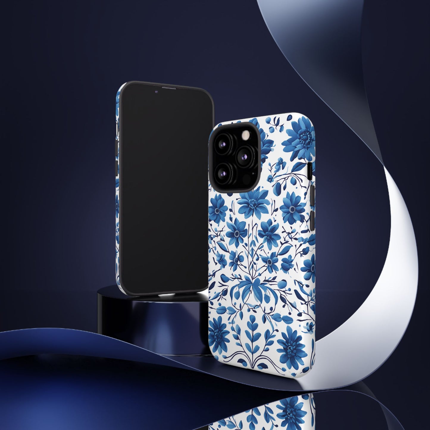 Blue Floral Petrakivka Tough Cases