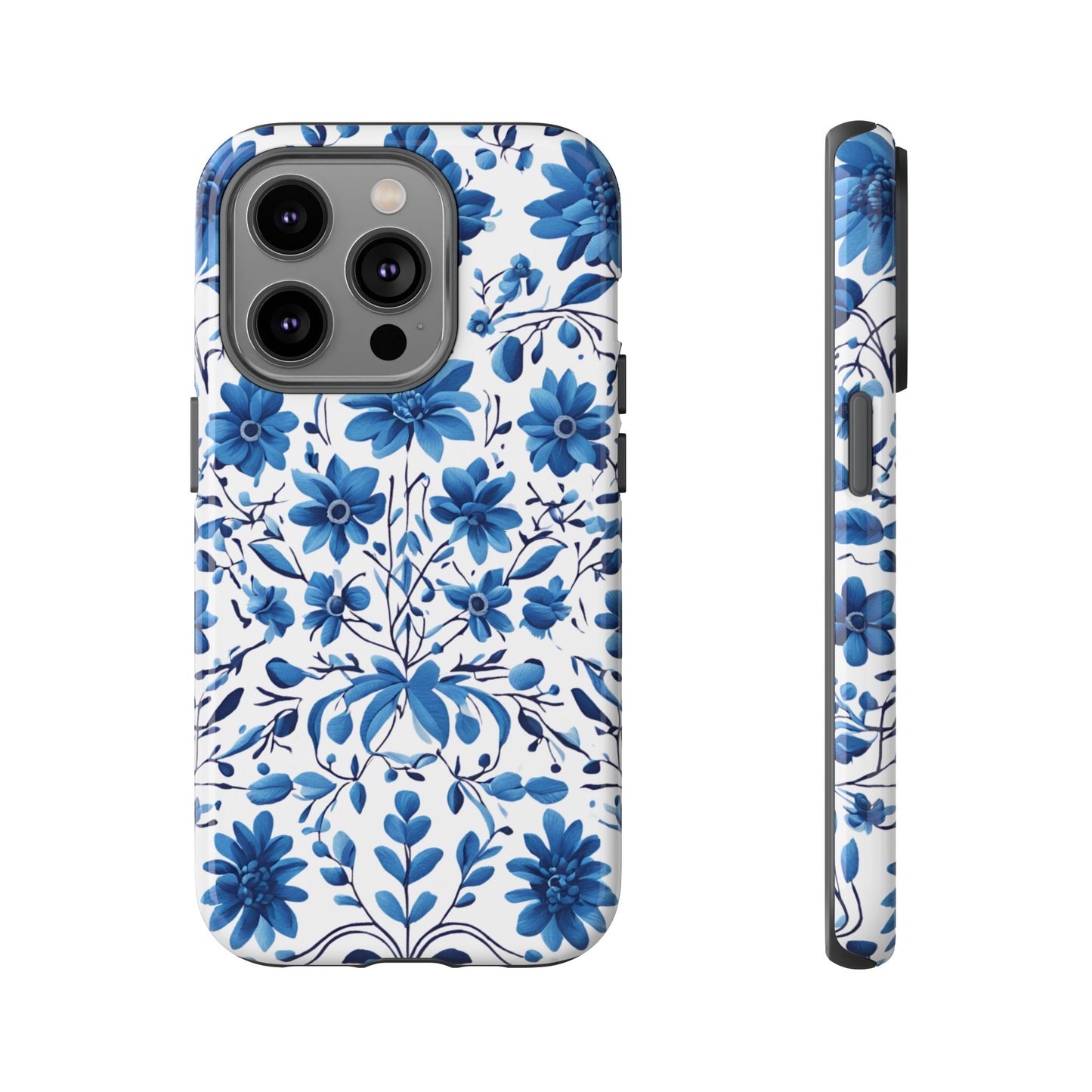 Blue Floral Petrakivka Tough Cases