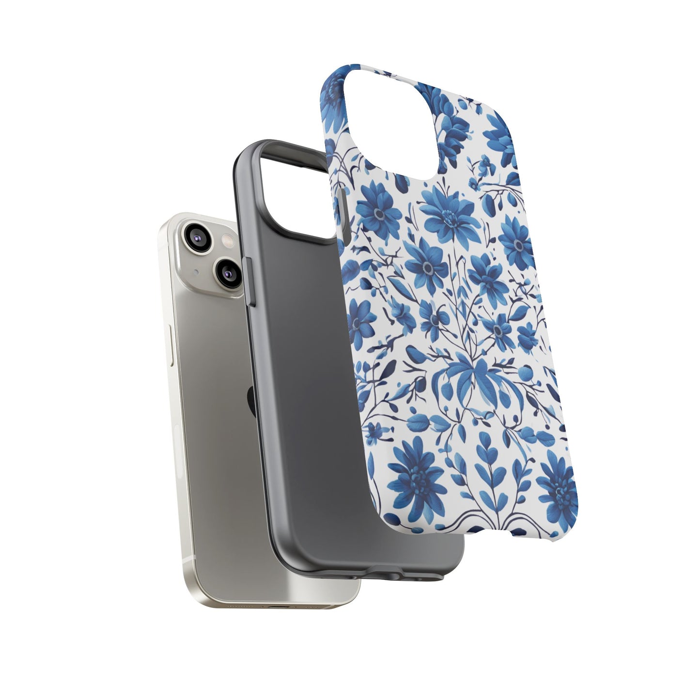 Blue Floral Petrakivka Tough Cases