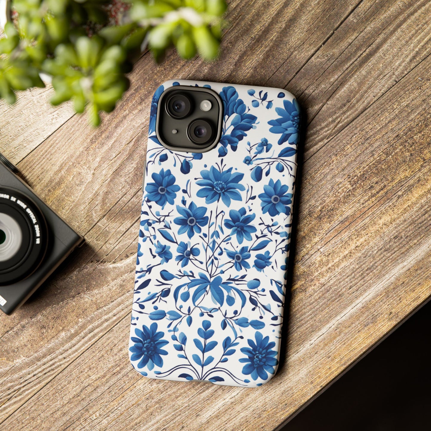 Blue Floral Petrakivka Tough Cases