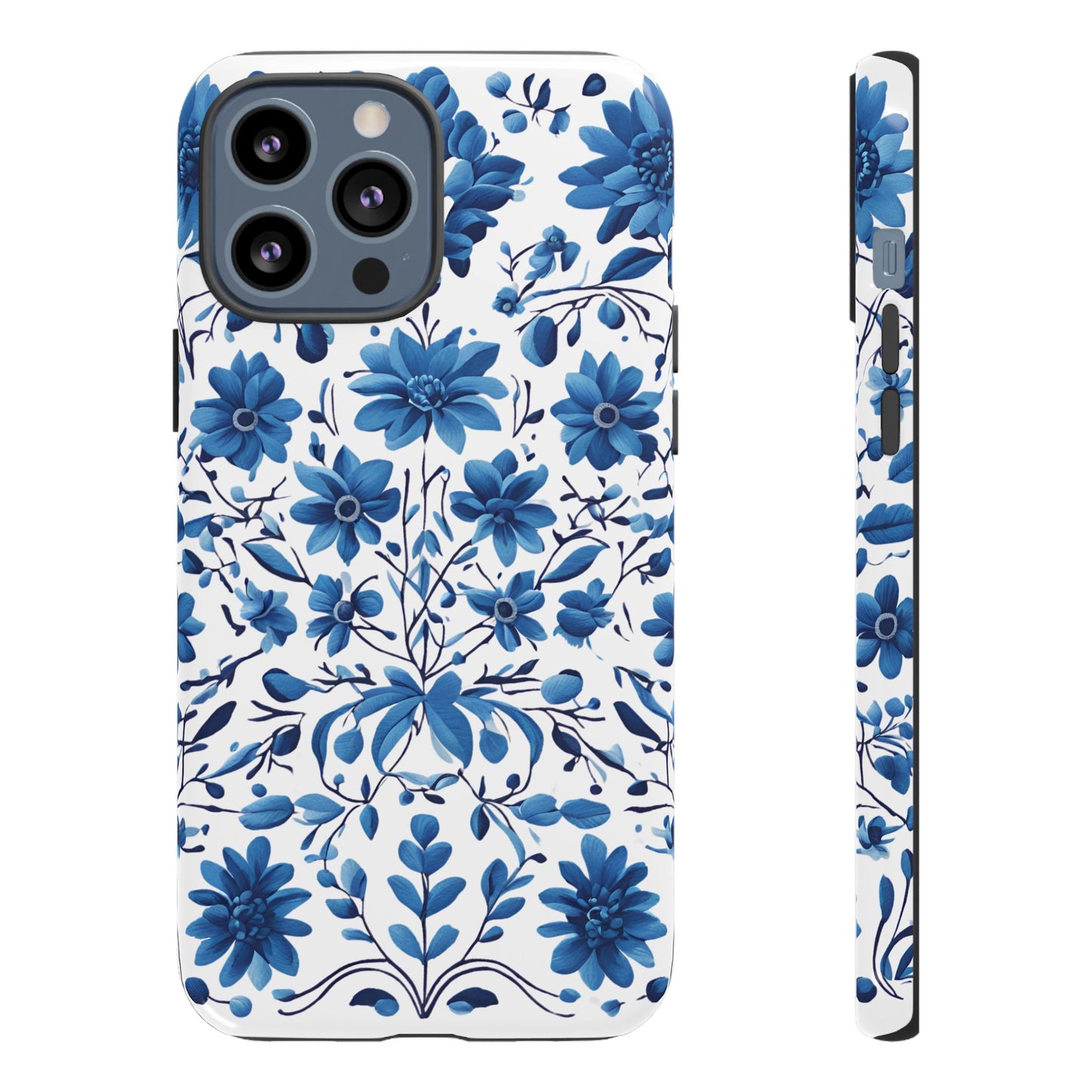 Blue Floral Petrakivka Tough Cases