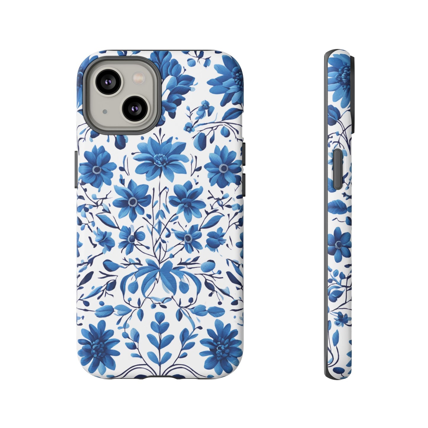 Blue Floral Petrakivka Tough Cases