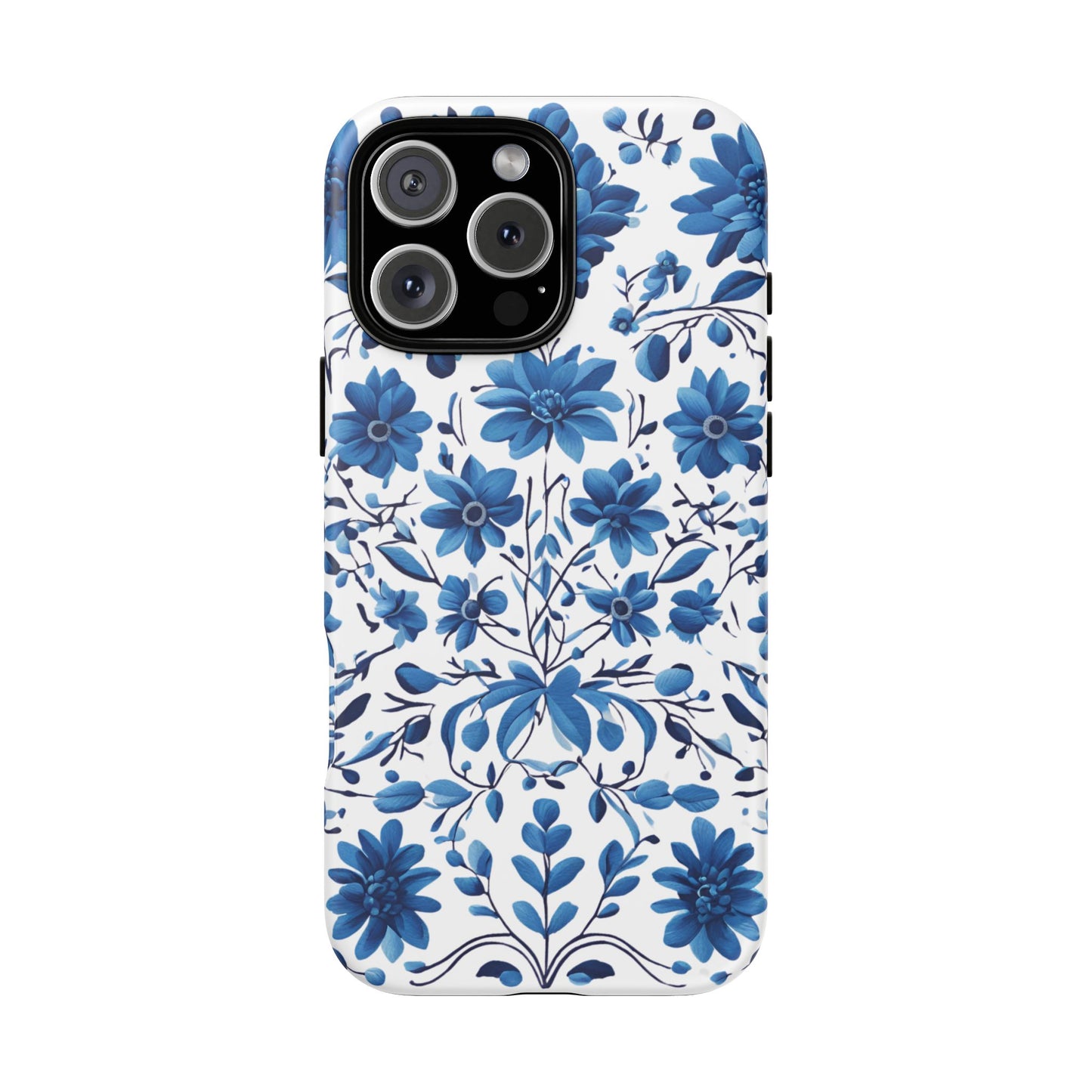 Blue Floral Petrakivka Tough Cases