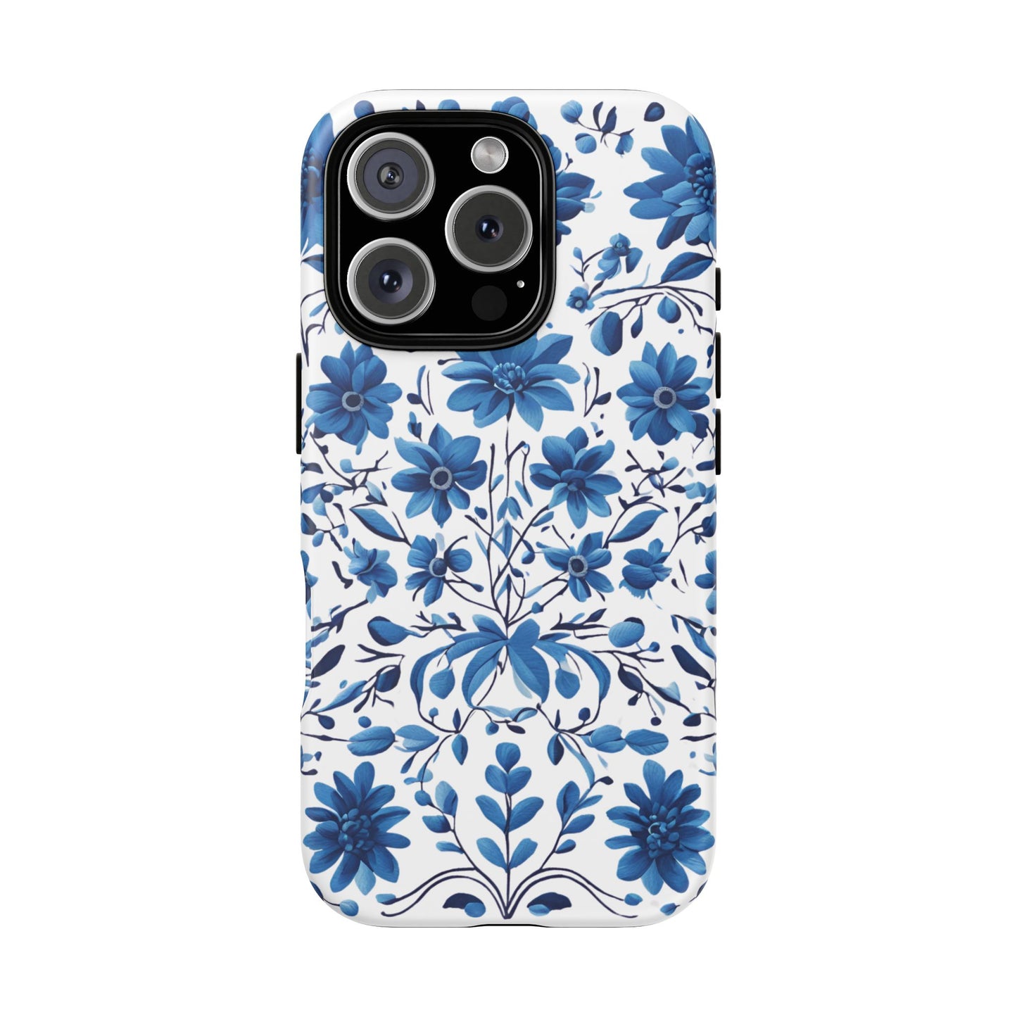 Blue Floral Petrakivka Tough Cases