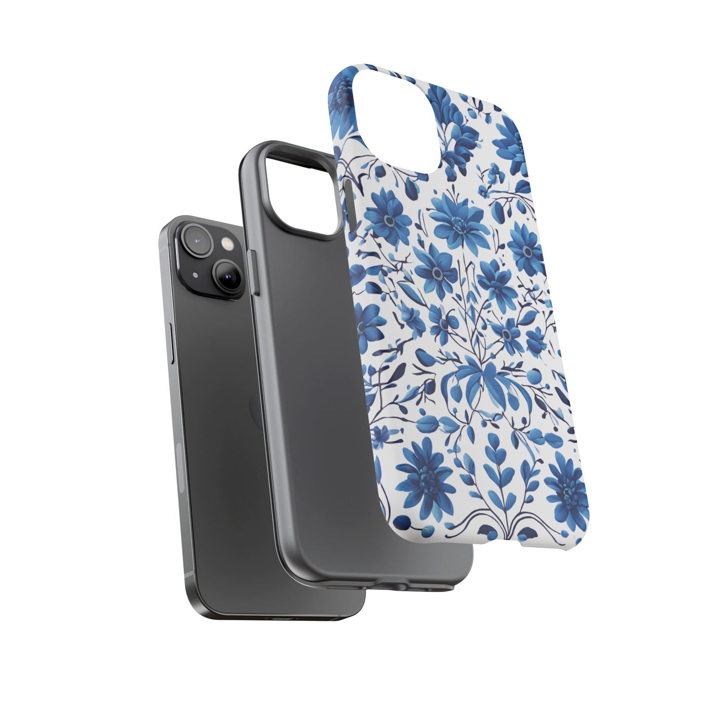 Blue Floral Petrakivka Tough Cases