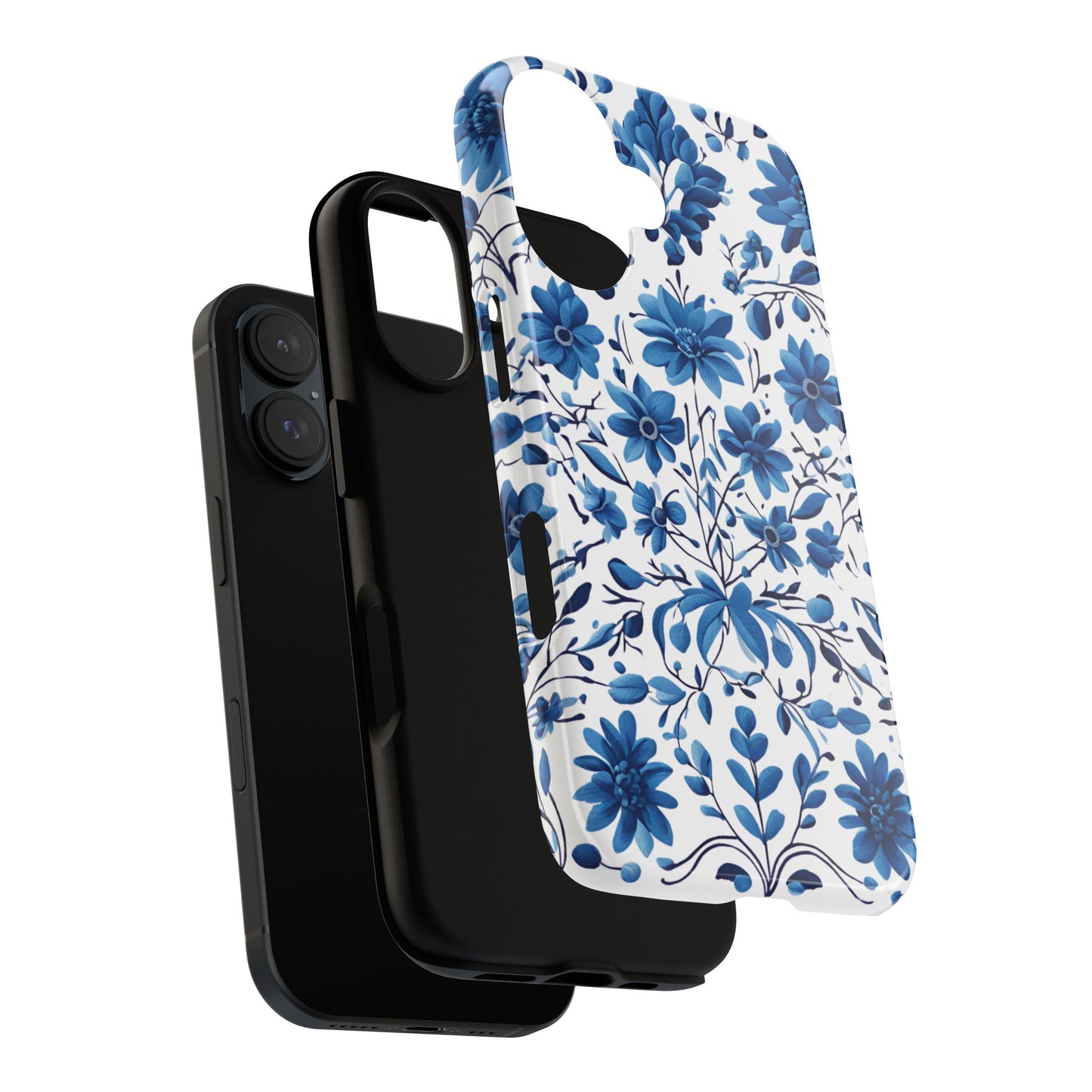 Blue Floral Petrakivka Tough Cases