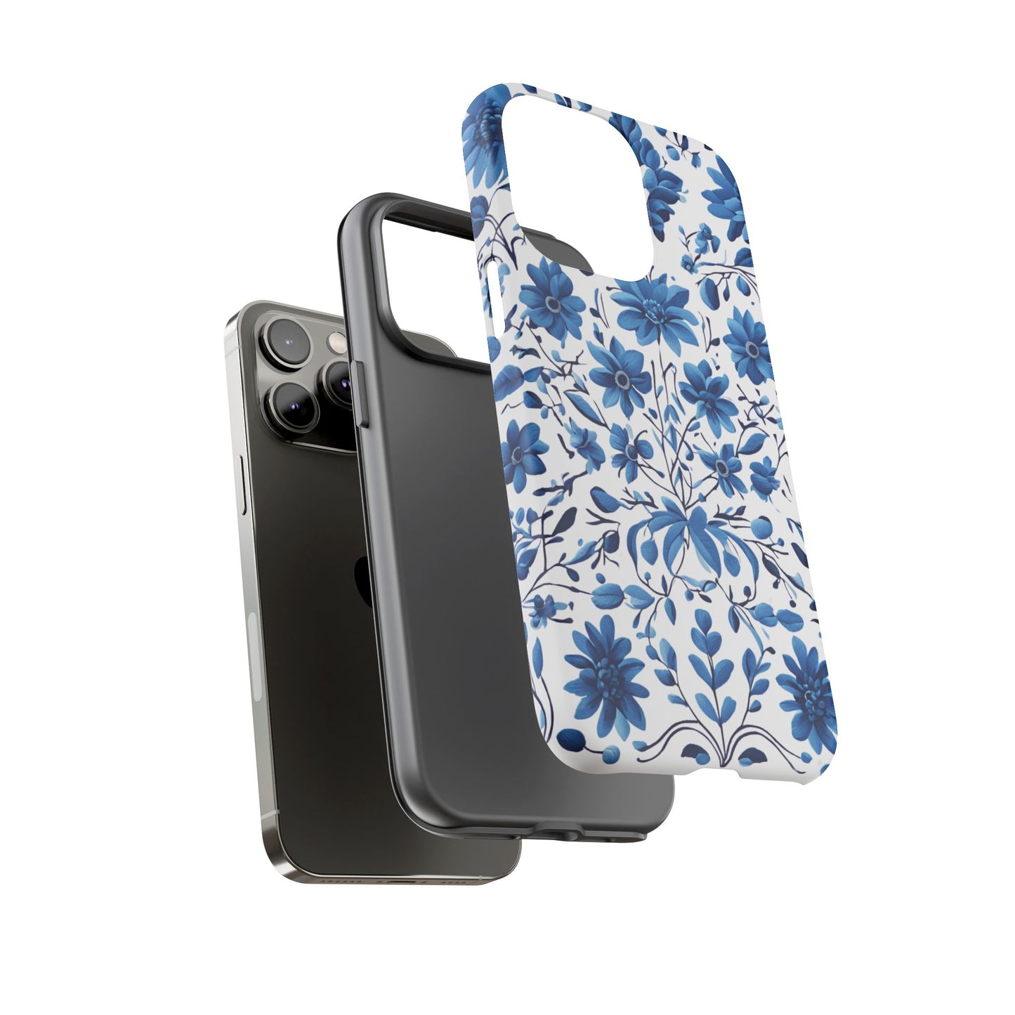 Blue Floral Petrakivka Tough Cases