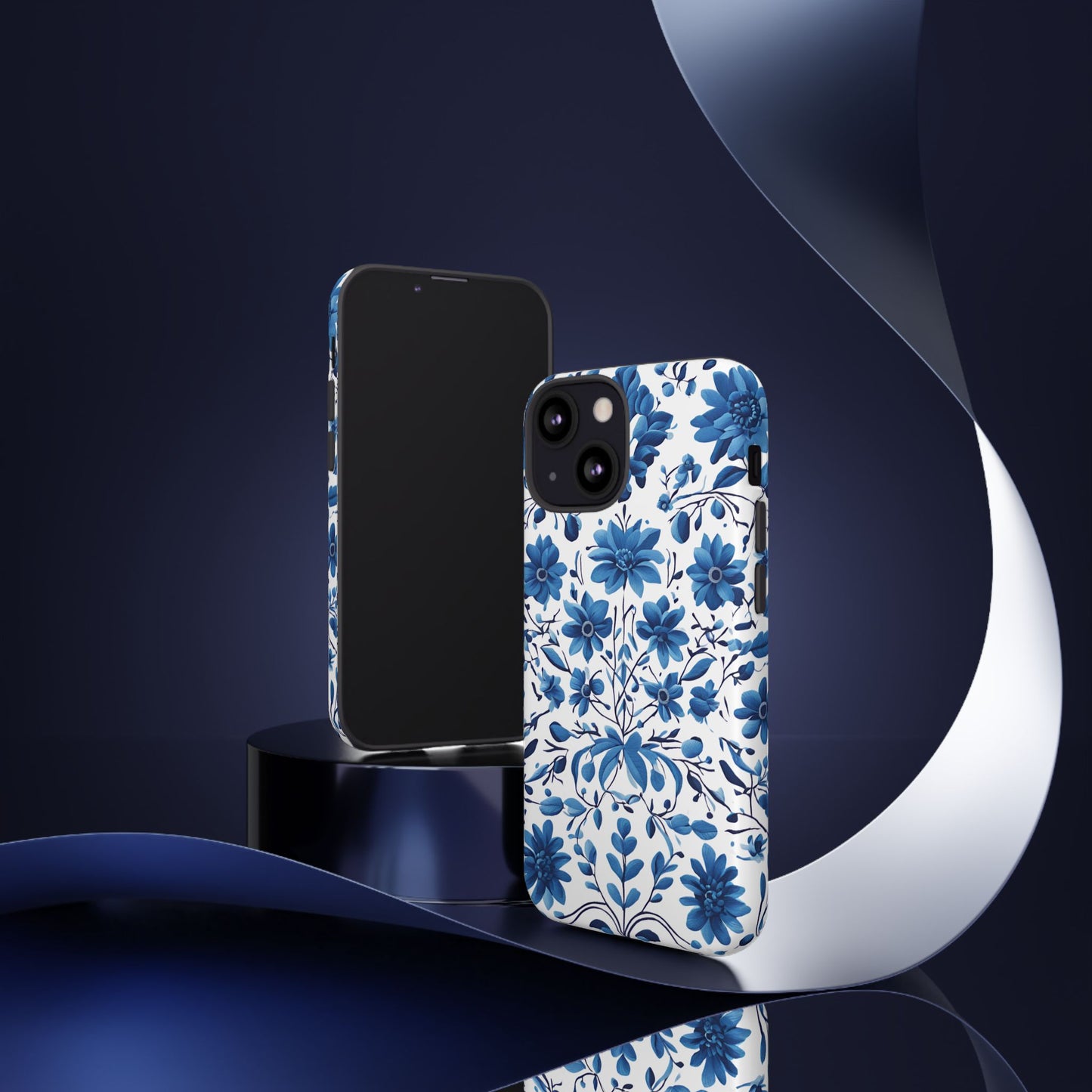 Blue Floral Petrakivka Tough Cases