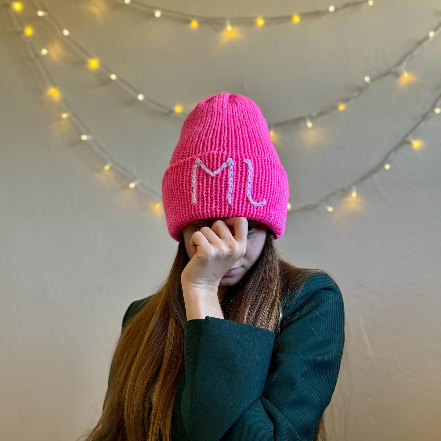 Personalized Knit Hat - Cozy & Cute - Unisex Gift Idea - Customizable Colors